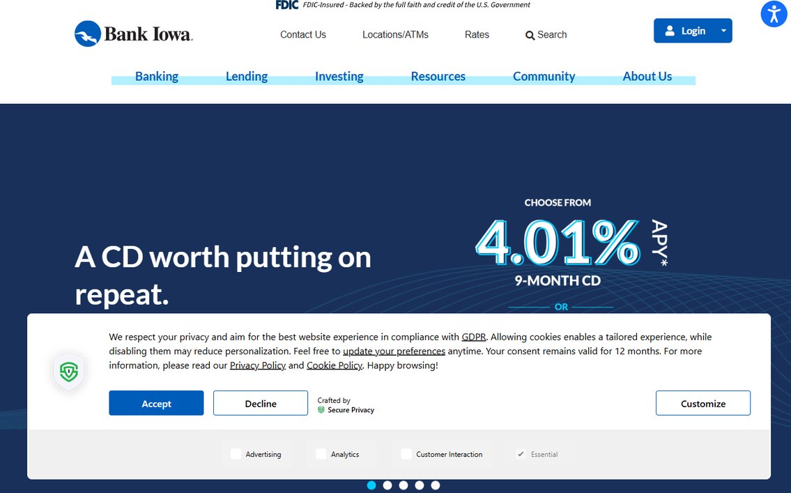 Bank Iowa – bankiowa.bank