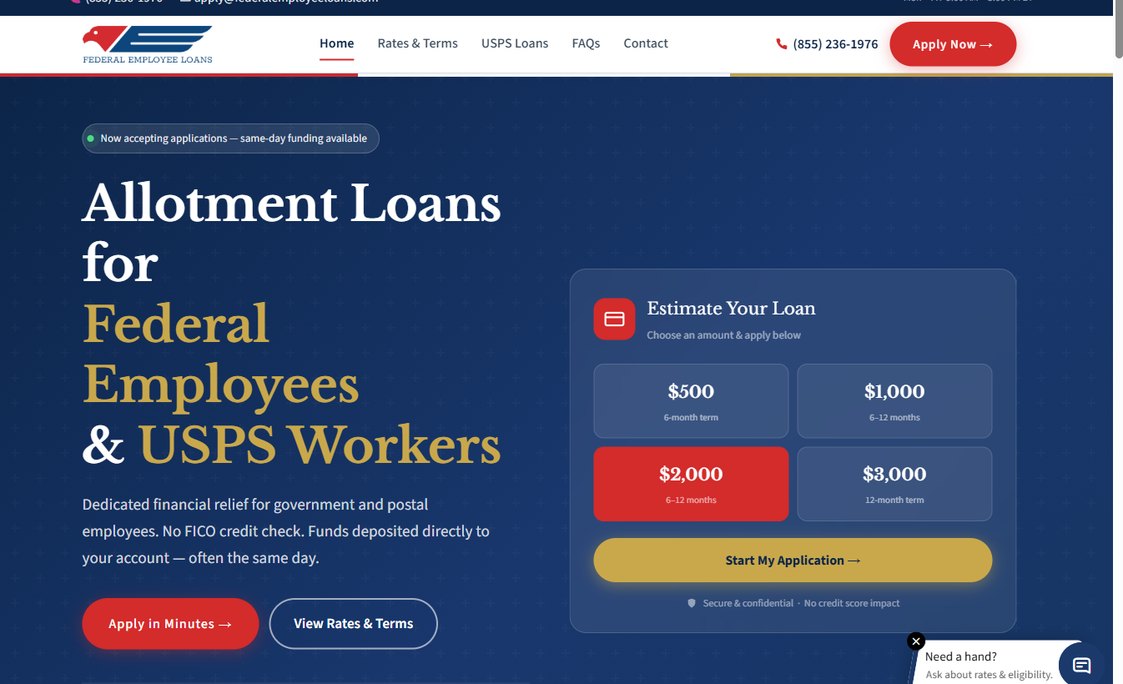 Federal Employee Loans – federalemployeeloans.com