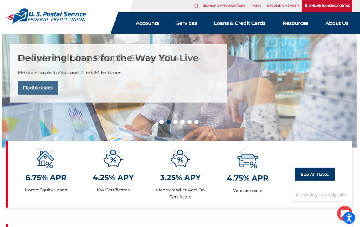 USPS Federal Credit Union – uspsfcu.org