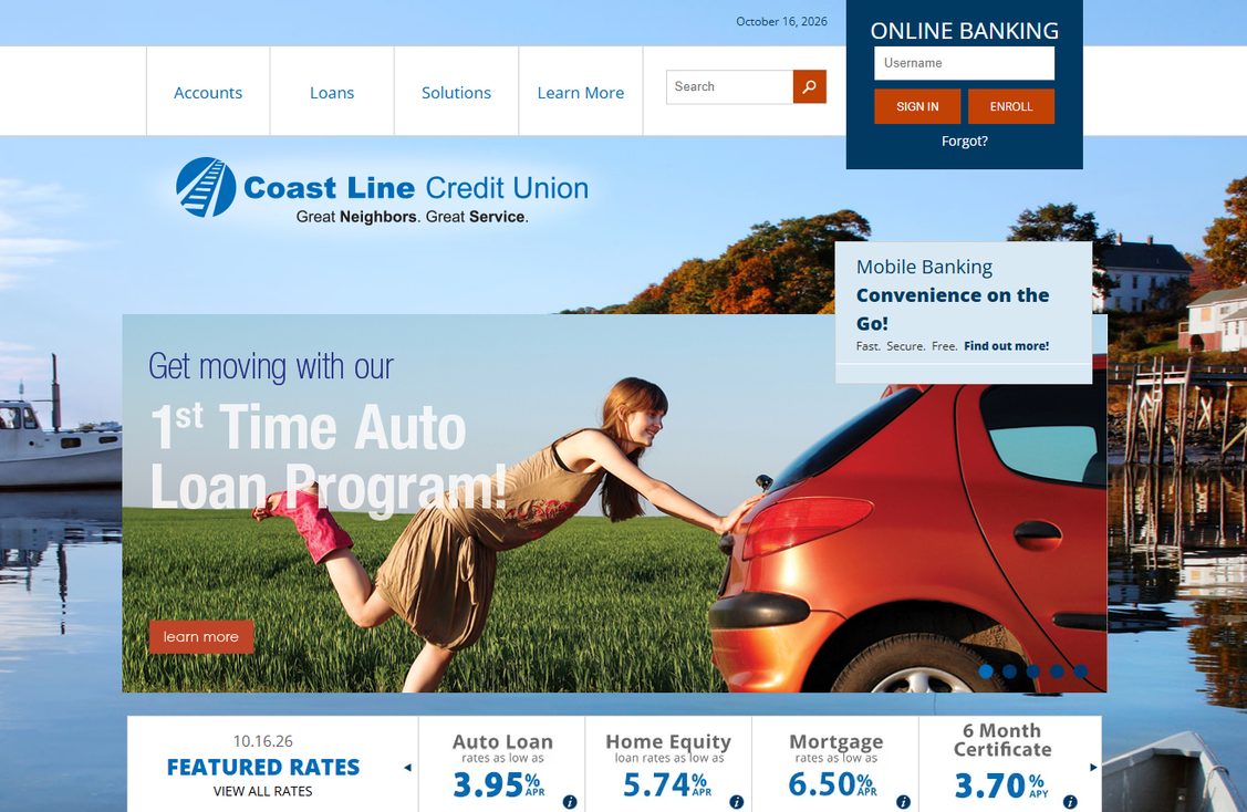 Coastline Credit Union – coastlinecu.com