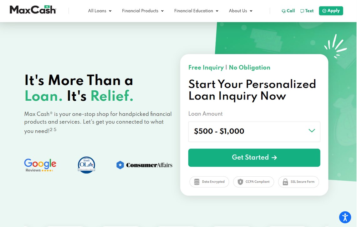 Max Cash – maxcash.com